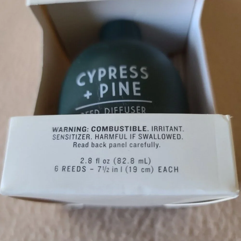 Hearth & Hand with Magnolia Cypress + Pine Oil Reed Diffuser 2.8 fl oz NEW